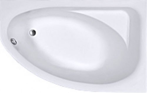 SPRING ванна асимметричная 170*100 см, правая, белая, с ножками SN7