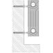 Комплект кронштейнов радиатора CRISTAL NR-1015 штырьковый прорезиненный с дюбелем Ø9х170мм (пара -4 единицы) - 3