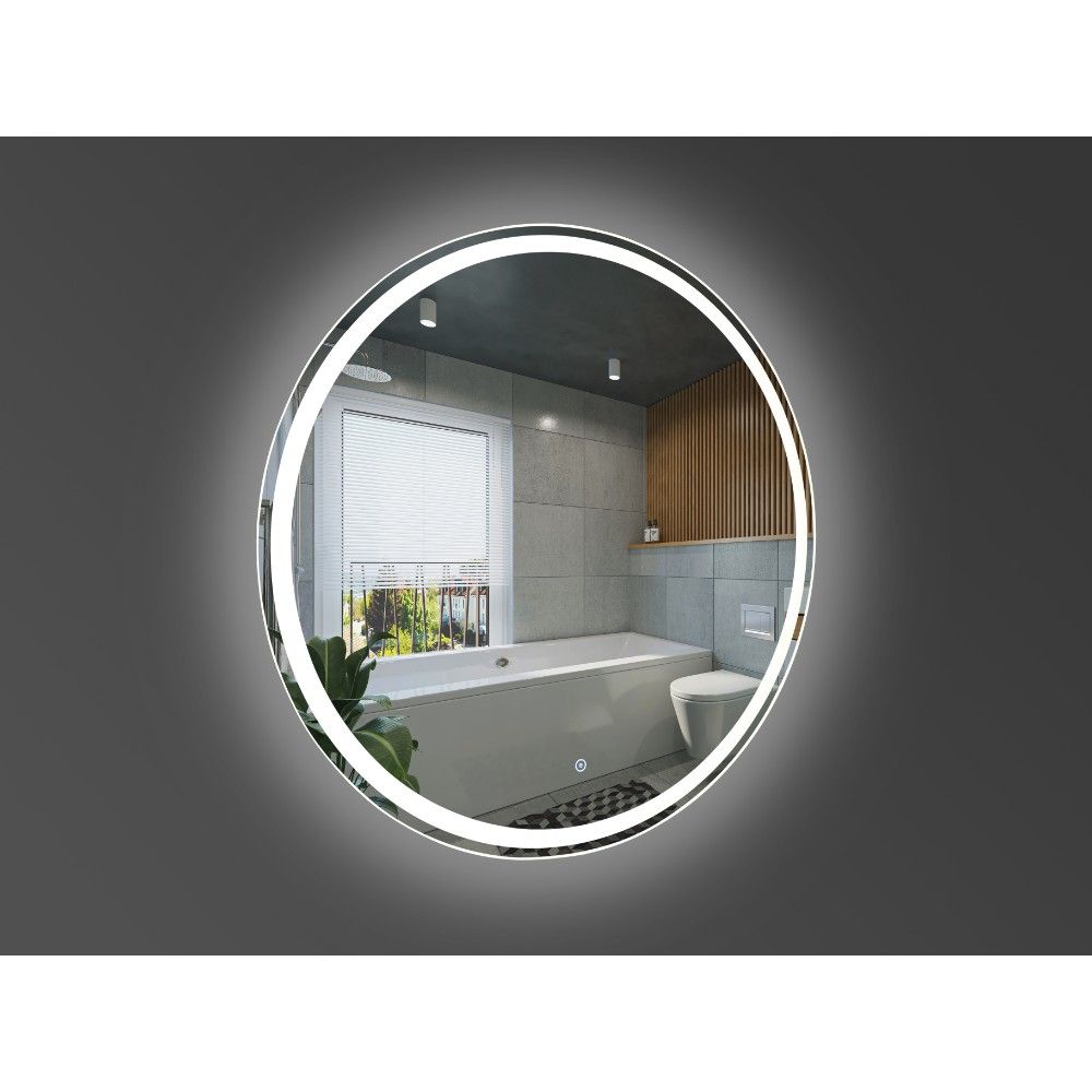 Круглое зеркало AllRound d90см с LED подсветкой и тачсенсором (5501090)