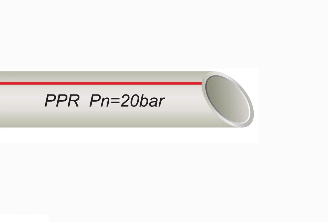 Труба полипропиленовая 20 мм с алюминиевой фольгой PPR-AL-PERT VS PLAST