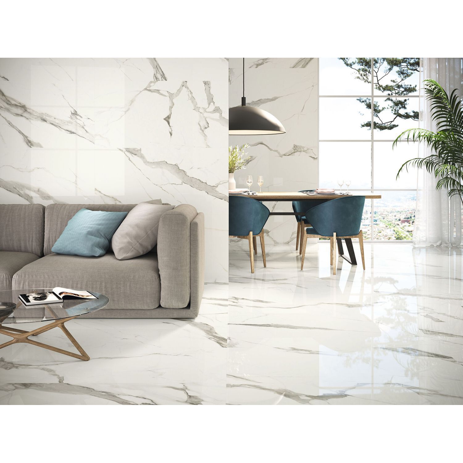 Плитка STATUARIO PULIDO RECT. 60X120