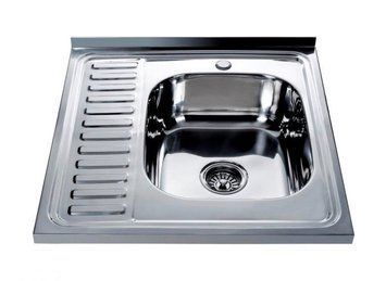 Мойка прямоугольная накладная Mira 600х600х180 Decor Right MR 6060