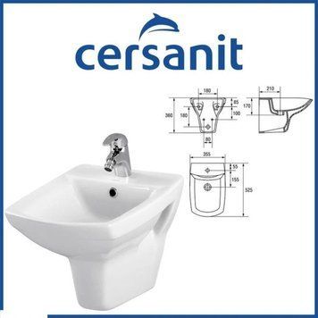 Унітаз Cersanit Carina new Clean On (підвісний) з антибактдюропласт сіткою