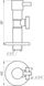 Кран Solomon кутовий керамічний напівобертовий з цангою 1/2х 3/8 1TECH (Lazer) (7076) - 5