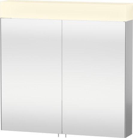 Шкафчик Duravit 800*142мм, VERO зеркальный, с подсветкой