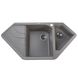 Гранітна мийка Globus Lux GARDA сірий камінь 1000x500мм-А0005 - 1
