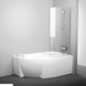 Шторки для ванни Ravak CVSK1-140/150 R Біла (Transparent) - 1