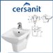 Унітаз Cersanit Carina new Clean On (підвісний) з антибактдюропласт сіткою - 1