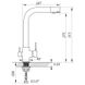Змішувач для кухні ZERIX LR4055-3 з виходом для питної води (ZX2723) - 2