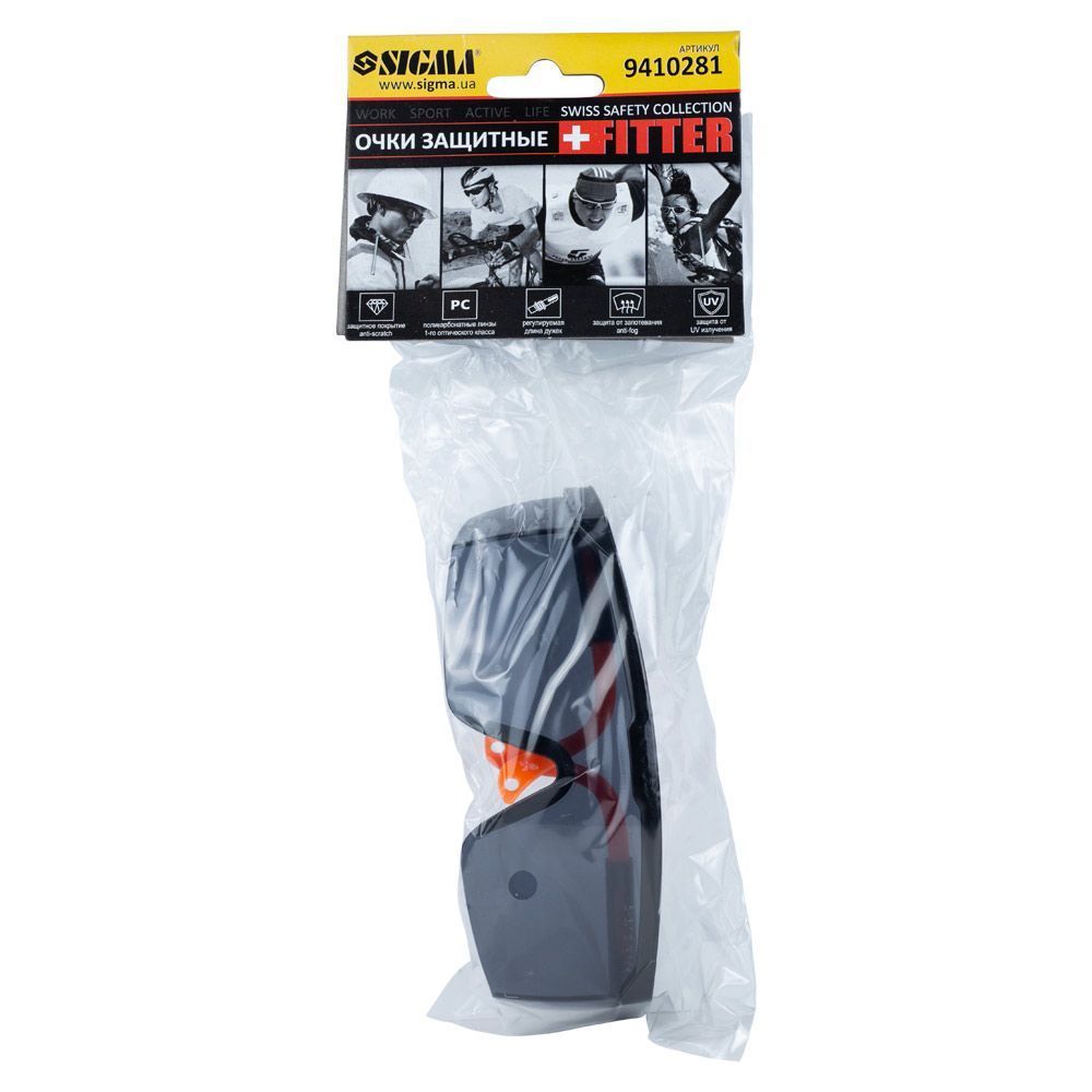 Очки Защитные Fitter Anti-Scratch, Anti-Fog (Затемненные)