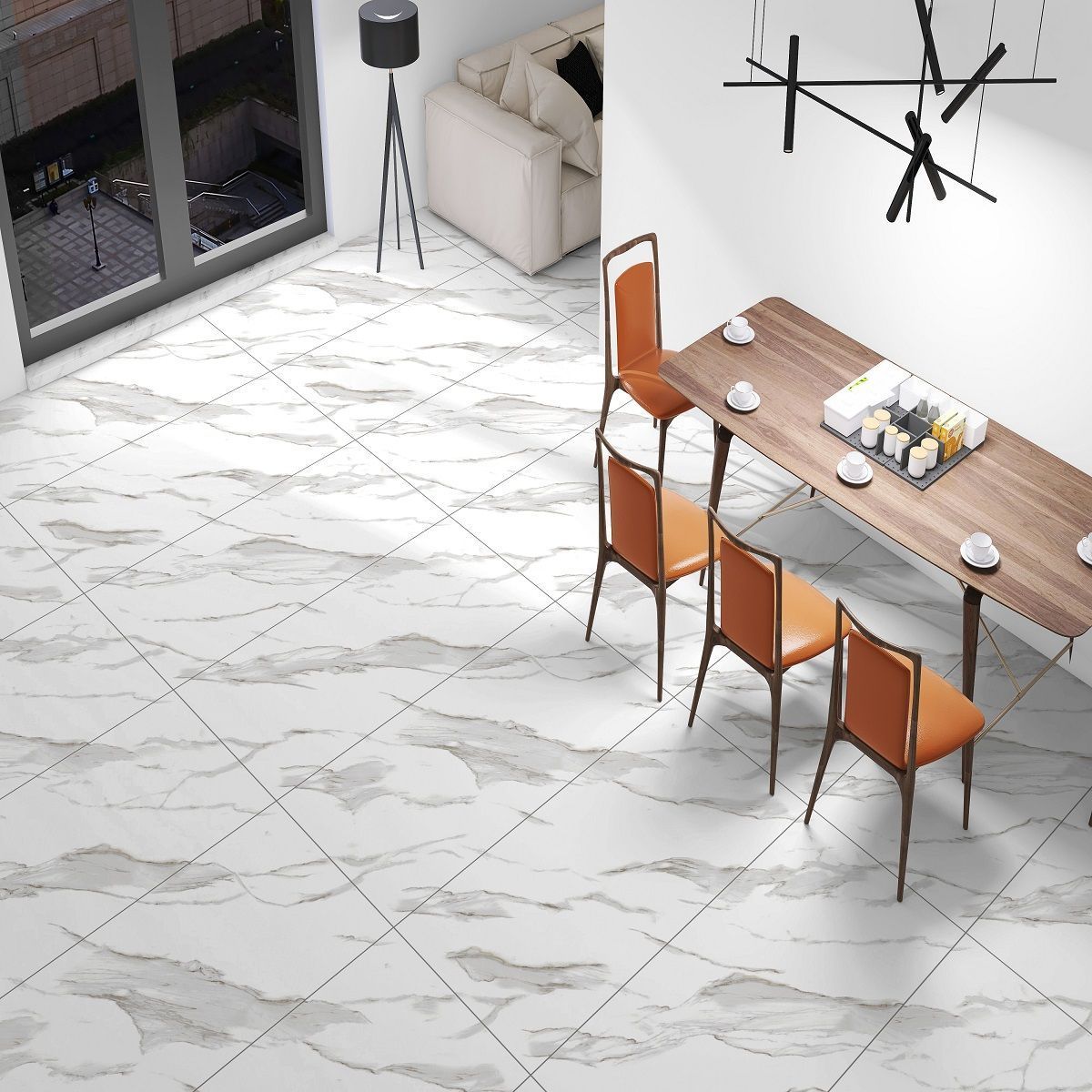 Плитка STATUARIO WHITE