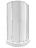 Набір душової кабіни Qtap Presto CRM1088AP5 Pear 1970x800x800 мм + піддон Robin 308812C 80x80x12 см з сифоном