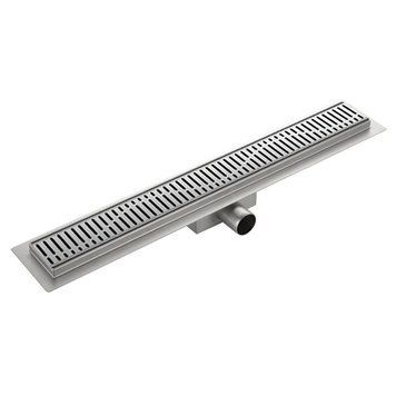 Душовий трап з нержавіючої сталі SUS304 KOER FD35-70x800 (KR3280)