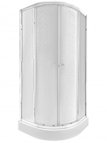 Набір душової кабіни Qtap Presto CRM1088AP5 Pear 1970x800x800 мм + піддон Robin 308812C 80x80x12 см з сифоном