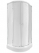 Набір душової кабіни Qtap Presto CRM1088AP5 Pear 1970x800x800 мм + піддон Robin 308812C 80x80x12 см з сифоном - 1