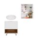 Комплект меблів для ванної Qtap Robin тумба + раковина + дзеркальний шафа QT044RO42975 - 1