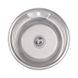 Кухонна мийка Lidz 490-A Satin 0,8 мм (LIDZ490ASAT) - 1