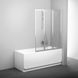 Шторки для ванни складні Ravak VS 3 130 білі (Transparent) - 2