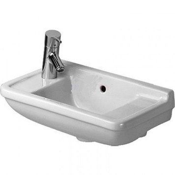 Умывальник Duravit Cersanit STARCK 3 для рук 500*260мм, с переливом, с отверстием для смесителя слева