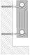 Кронштейн секционного радиатора штырьковый белый с дюбелем ф8х230мм (кратно 2) - 2