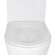 Унитаз подвесной Qtap Swan безободковый Ultra Quiet с сиденьем Soft-close QT16335179W - 6
