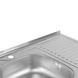 Кухонна мийка Lidz 6080-L Satin 0,6 мм (LIDZ6080L06SAT) - 7