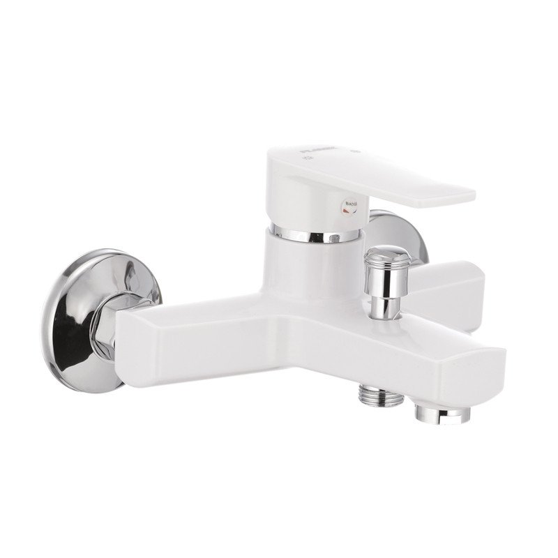 Змішувач для ванни PLAMIX Oscar-009 Білий (без шланга і лейки) (PM0025)