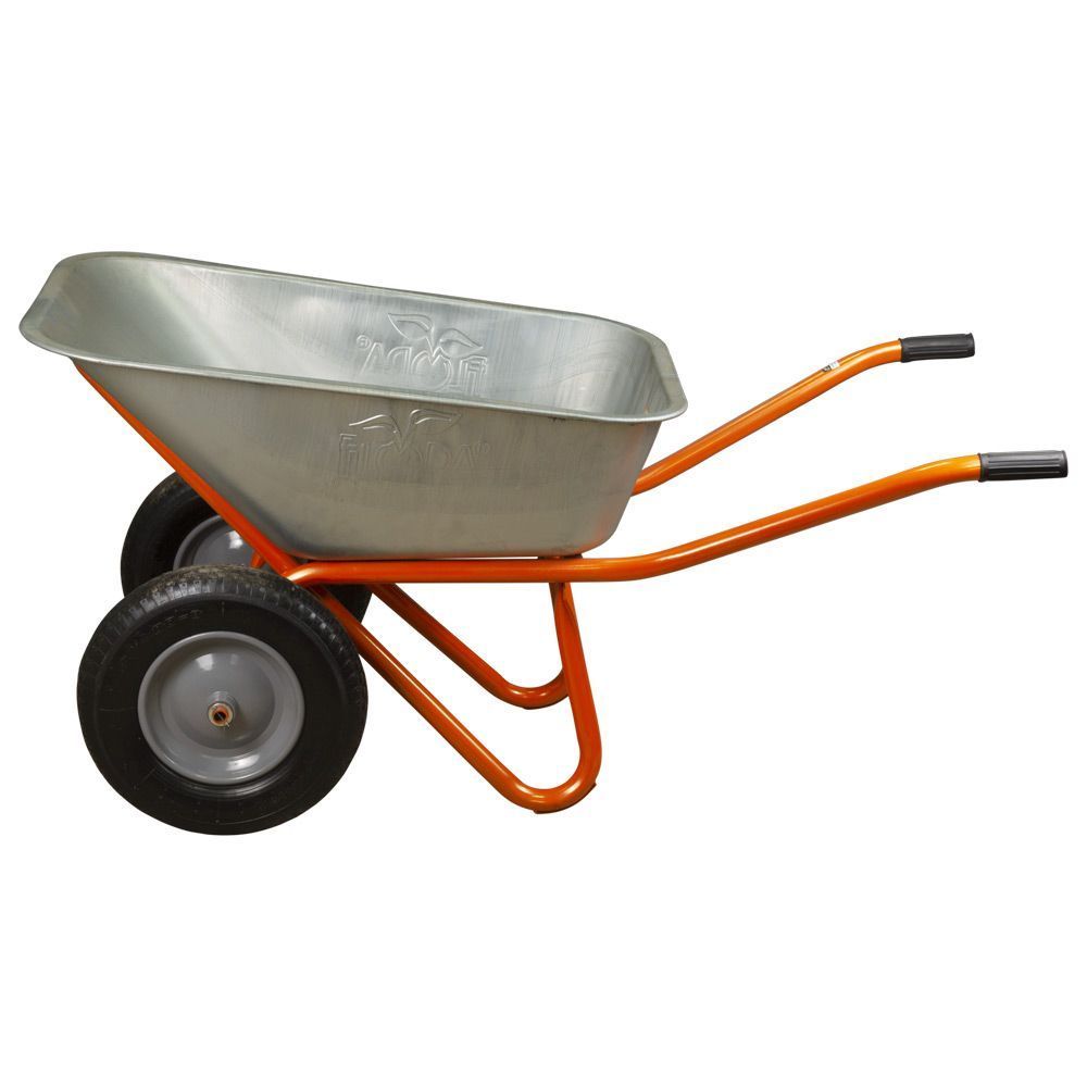 Тачка Строительная Двухколесная 100Л 320Кг Колесо 15"