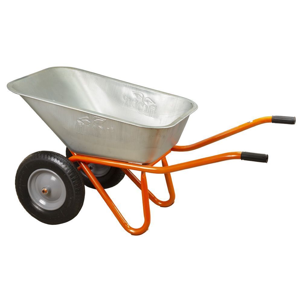 Тачка Строительная Двухколесная 100Л 320Кг Колесо 15"