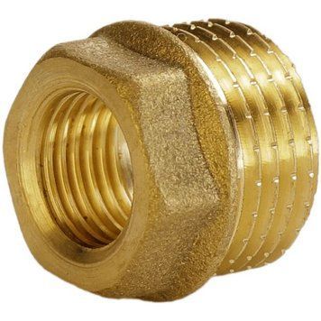 Футорка латунная 1/2&Prime;НР х 3/8&Prime;ВР VA, штампованная А0752А