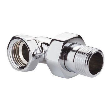 Згін KOER американка (хром) 1 кутовий KOER KR.342.CHR (KR2707)