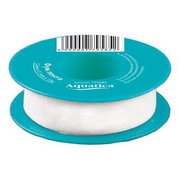 Фум лента 12мм&times;0.1мм&times;10М Aquatica