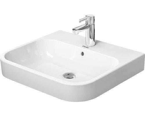 Умивальник Duravit Cersanit HAPPY D.2 60*50,5см, для меблів, з 1м отвором під змішувач, з переливом