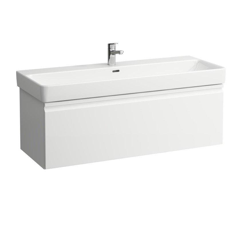 Тумба Laufen PRO S 1160*450*395мм, під раковину, білий глянець