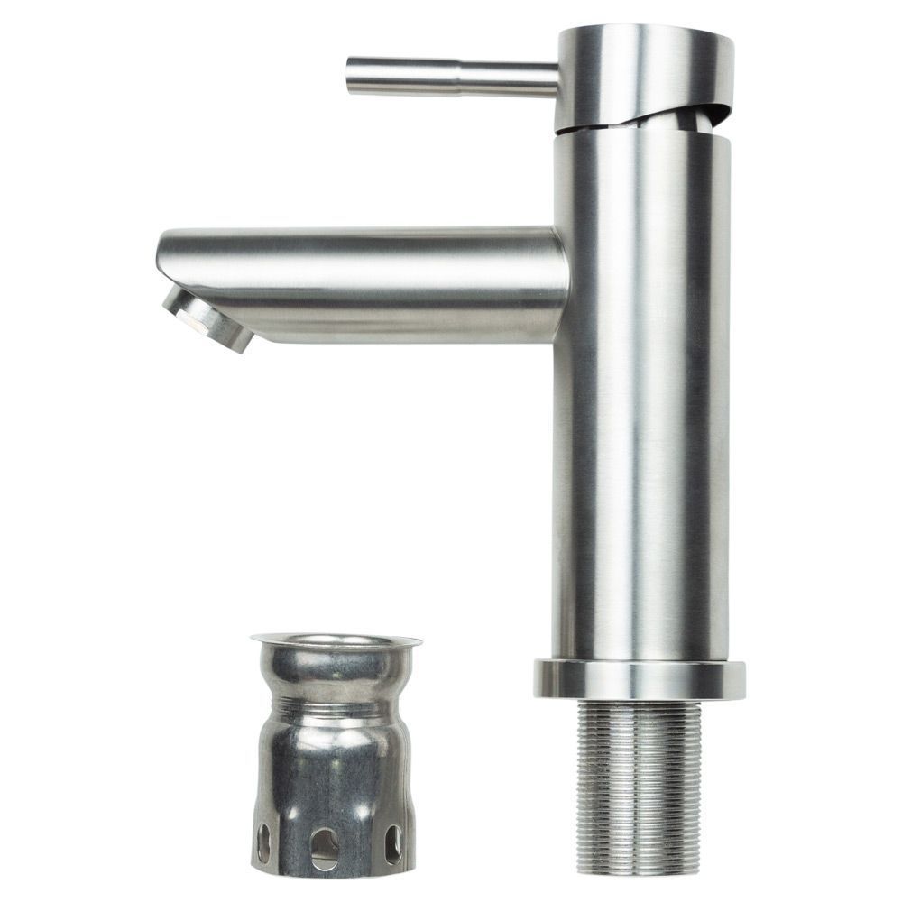 Смеситель S22 &Oslash;35 Для Раковины Aquatica, Литой На Гайке Ss (Kt-1A170P)