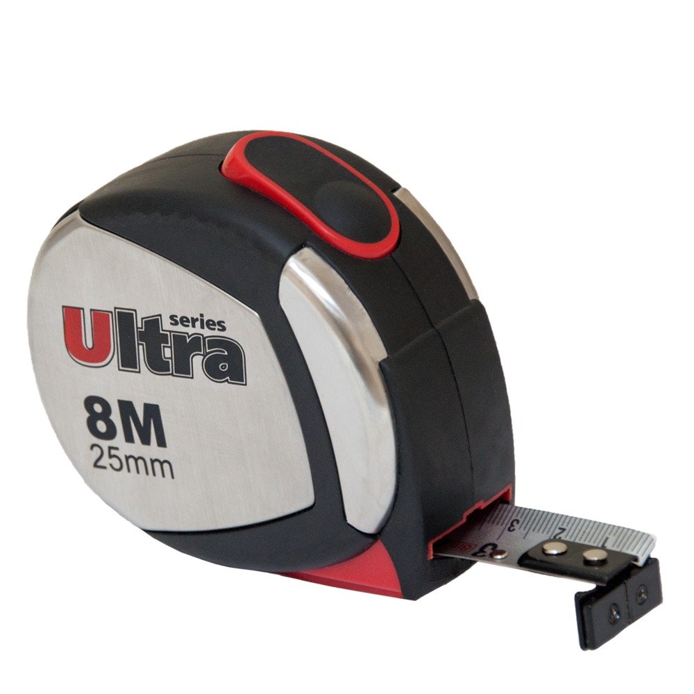 Рулетка Магнитная Ultra, Нейлоновое Покрытие 8М×25Мм