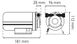 Насос підвищення тиску KOER KPP15-GRS10 (з гайками, кабелем та вилкою) (KP0254) - 2