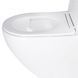 Унитаз подвесной Qtap Jay безободковый Ultra Quiet с сиденьем Soft-close QT07335177W - 2