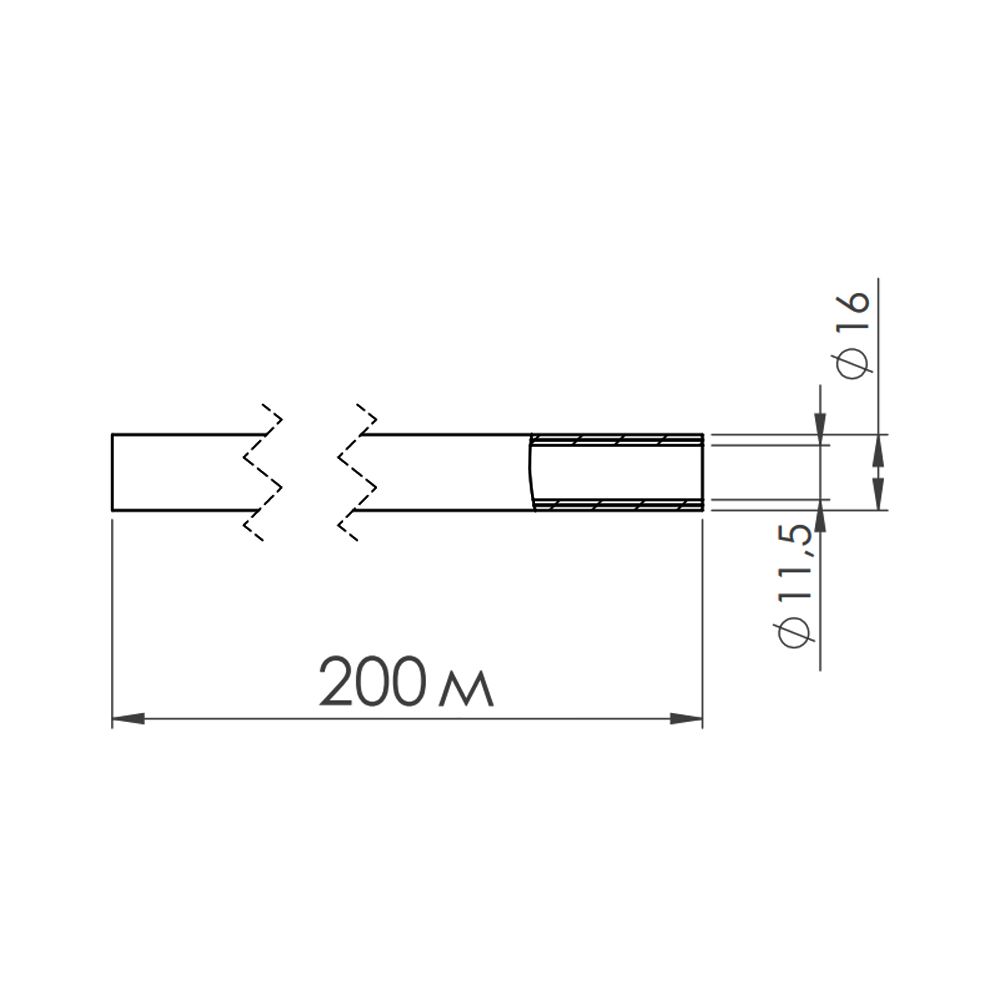 Труба металополімерна SD Forte PERT-AL-PERT 16х2,0 (200 м)