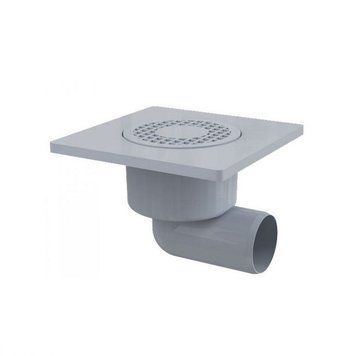 Сливной трап AlcaPlast 150x150/50мм с бок. подвод. пластик