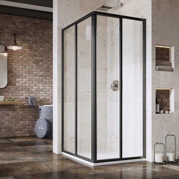 Душовий куток Ravak SRV 2-80 195 S (Transparent) Black