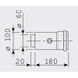 Коаксіальний конденсатозбірник Sime для традиційних котлів 60/100 180 мм - 2