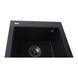 Гранітна мийка Globus Lux LAMA чорний металік 410х500мм-А0001 - 8
