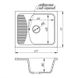 Кухонна мийка Fosto 5850 SGA-800 (FOS5850SGA800) - 2