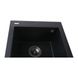 Гранітна мийка Globus Lux LAMA чорний металік 410х500мм-А0001 - 3