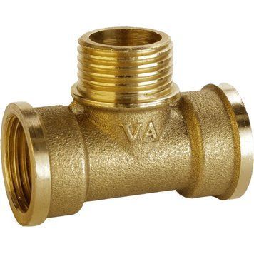 Тройник латунный 1/2&Prime;ВР х 1/2&Prime;ВР х 1/2&Prime;ВР VA, штампованый А0211А