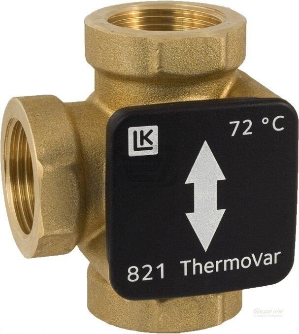Термостатический трехходовой переключающий клапан LK Armatur LK 821 Termo Var