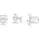 Комплект Laufen в коробке PRO: чаша подвесного Унитаза Pro Rimless (8.2096.0), Сиденье с крышкой с плавным опусканием - 2