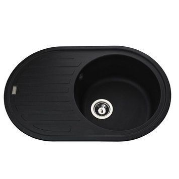 Гранитная мойка Globus Lux OHARA черный 770х500
