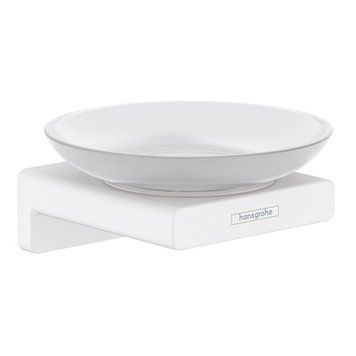 Мильниця, Hansgrohe ADDSTORIS колір білий матовий